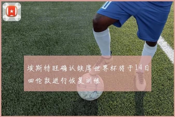 埃斯特旺确认缺席世界杯将于14日回伦敦进行恢复训练